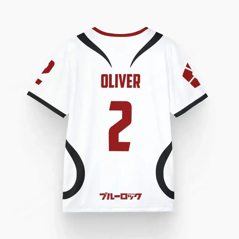 Men's T Shirts Blue Lock Oliver Aiku Anime T-shirt 3D Character Game Printing Summer Short Sleeve Men And Women Universal Breathable (XS, S2)